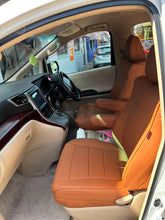 Load image into Gallery viewer, Custom Made Leather Seat Cover For Toyota Alphard Vellfire 8 Seats 2008-2014