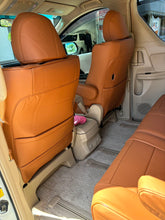 Load image into Gallery viewer, Custom Made Leather Seat Cover For Toyota Alphard Vellfire 8 Seats 2008-2014
