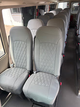 Load image into Gallery viewer, Custom Made Leather Seat Cover For Mitsubishi Fuso Rosa Bus 25 Seater
