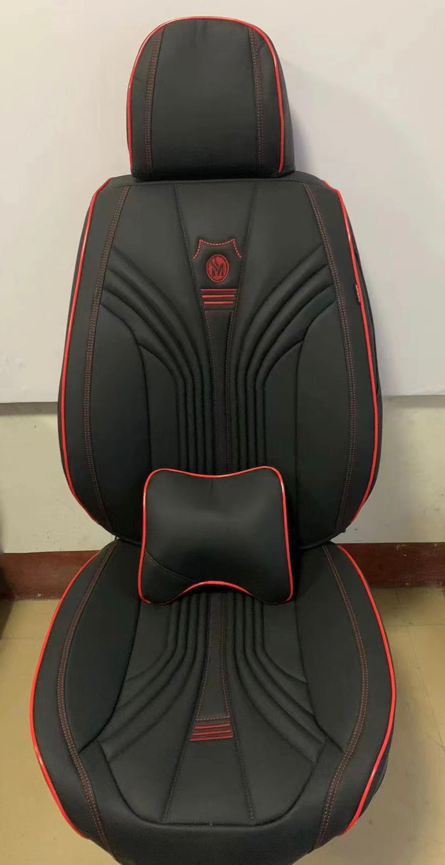 luxury Leather Car Seat Covers Waterproof Universal 5 Seats Full Set Front Back Covers