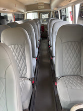 Load image into Gallery viewer, Custom Made Leather Seat Cover For Mitsubishi Fuso Rosa Bus 25 Seater
