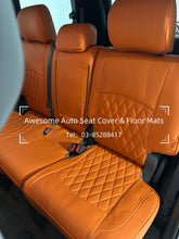 Load image into Gallery viewer, Custom Made Leather Seat Cover For Toyota Prado 120 5 Seater
