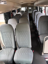 Load image into Gallery viewer, Custom Made Leather Seat Cover For Mitsubishi Fuso Rosa Bus 25 Seater
