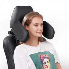 Load image into Gallery viewer, Adjustable Car Seat Headrest Pillow Head Neck Support Kids Adult

