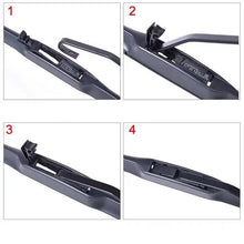 Load image into Gallery viewer, Universal U-type 3 Section  Car Windshield Wiper Blade From 14&quot;--26&quot;
